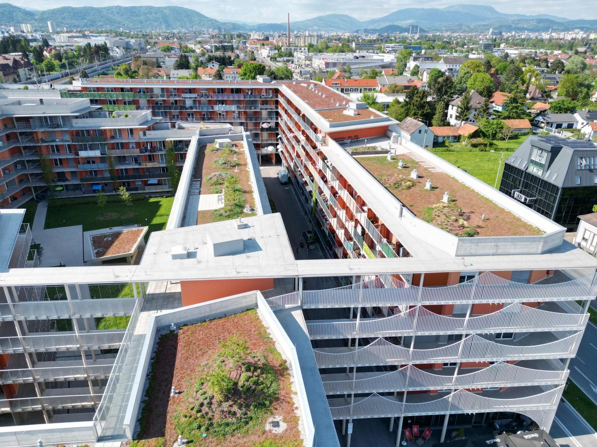 100 Qm Penthouse, Self-Check-In, 2 Parkplaetze Graz Exterior foto